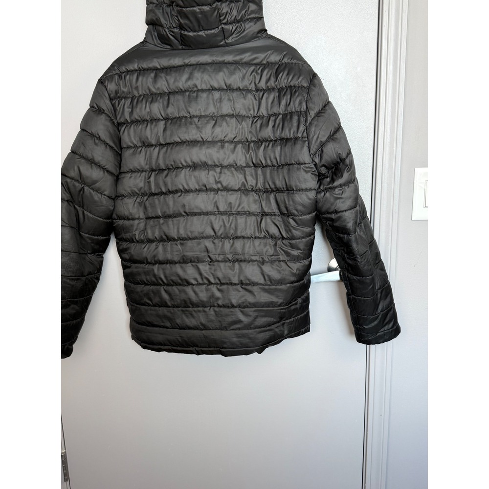 NFL Team Apparel Chicago Bears Puffer Jacket Mens‎ L Black Hooded Quilted Coat - Picture 11 of 16